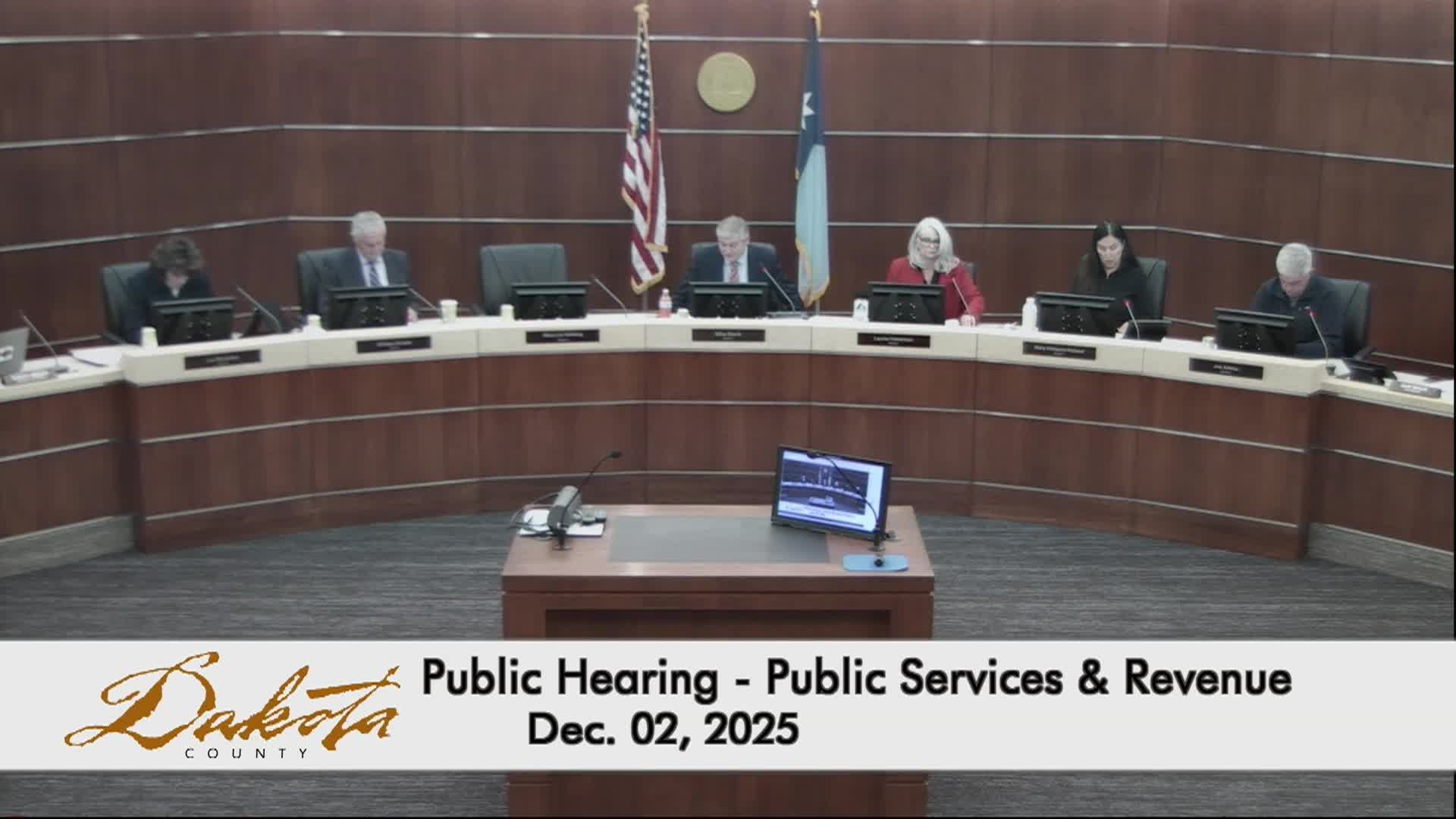 Dakota County Board Meeting